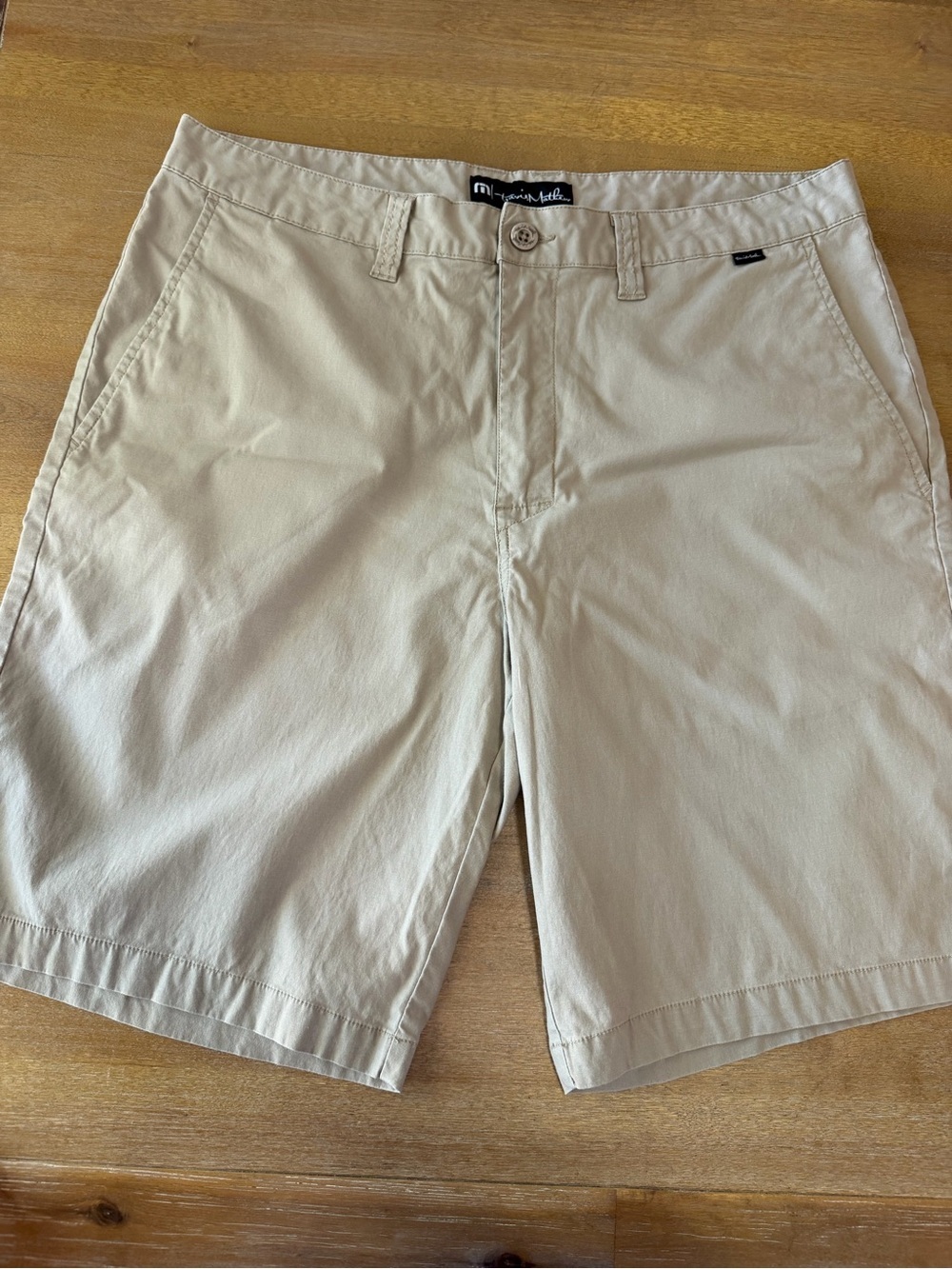 Travis Mathew Khaki Shorts 34